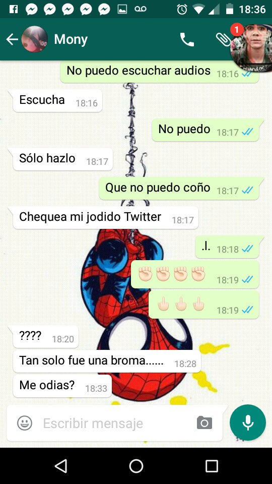 CoderRaven's tweet photo. Como cuando se le regresa la broma @veansimony https://t.co/98oOMmw9xq