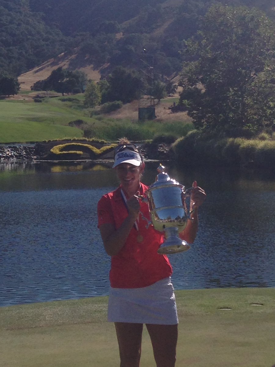 🇺🇸😍 #USWomensOpen <a href="/blanggolf/">Brittany Lang</a>