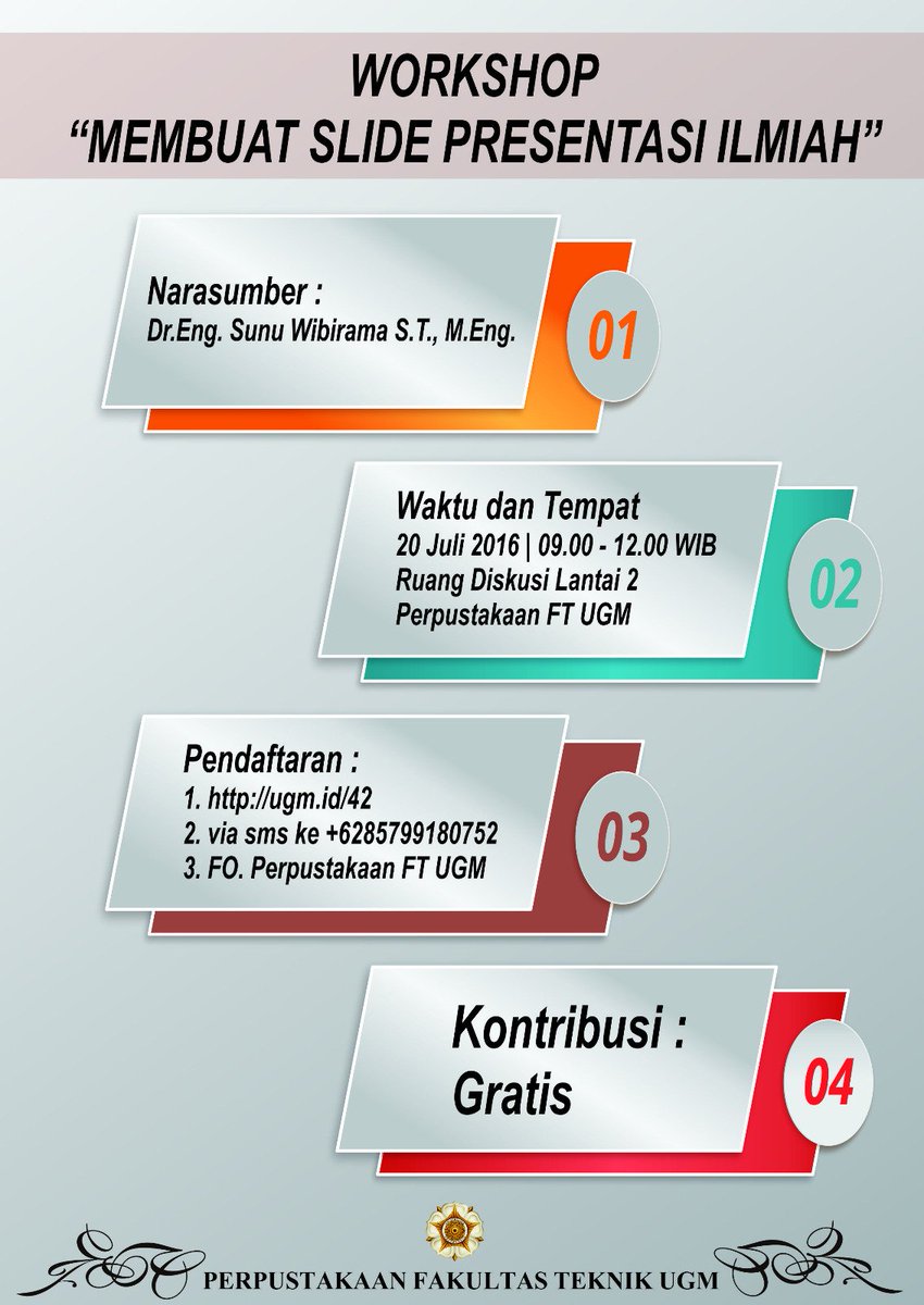 Workshop Membuat Slide Presentasi Ilmiah