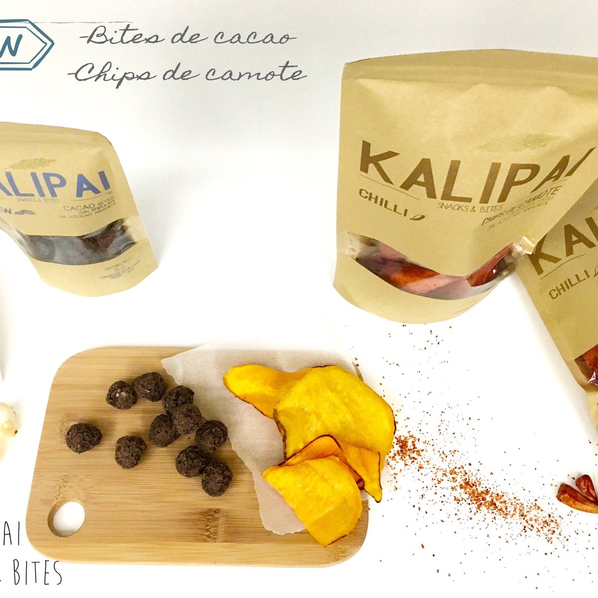 KALIPAI_'s tweet image. 😋❕ Después de tantos intentos ...porque tú lo pediste
Nuevos productos en KALIPAI 
-Chips de camote 
-Bites de cacao