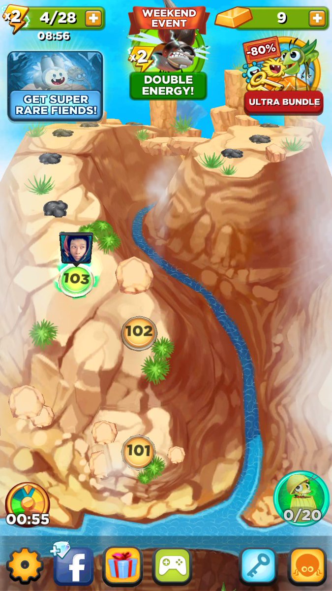 AnonymouMem's tweet image. @sssniperwolf CATCH UP!! 😂😂 #BestFiends @bestFiends #Level103