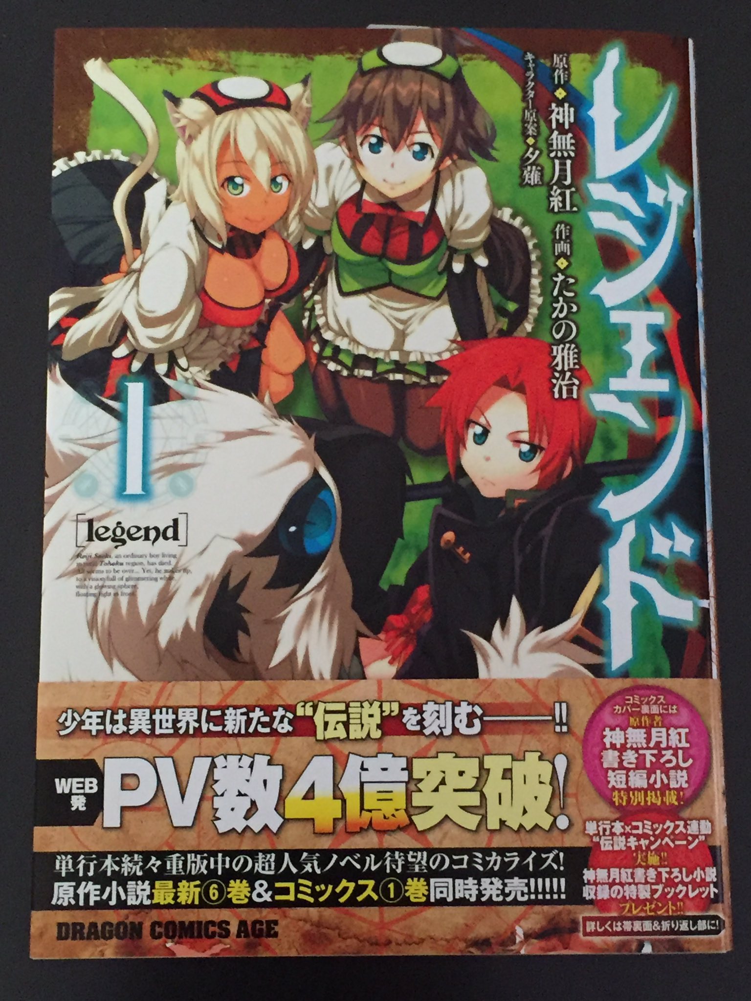 夕薙 ゆーなぎ お仕事告知 イラスト担当シリーズ カドカワブックス様より神無月紅さん著 レジェンド 6巻が発売しました 同じく 本作品のコミカライズ版1巻もドラゴンエイジコミックスから同時発売です どうぞよろしくお願いします