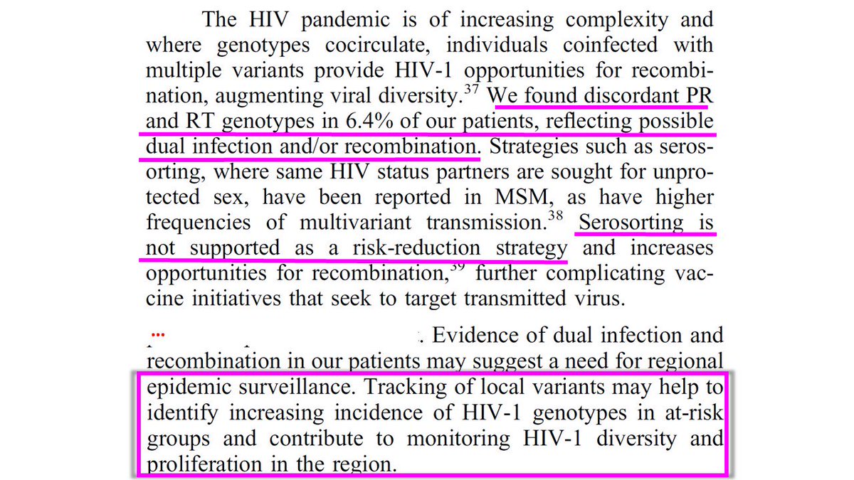 DrRebeccaO's tweet photo. Say NO 2 #Serosorting =risks dual #HIV infection&recombinant #mutations
https://t.co/E3Ehox0tGh @_afao @RNBreakfast https://t.co/uPRuuZYyhQ