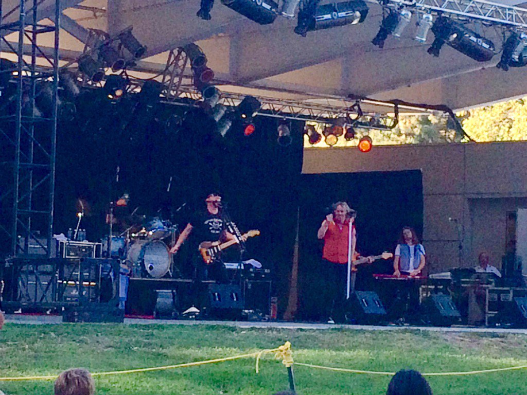 uclacool7's tweet image. Bon Jovi Concert Tribute at Warner Center. Here with Ali &amp;amp; our friend Amy. Got good seats 5th row.