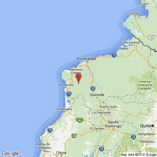 elcomerciocom's tweet photo. [URGENTE] Se acaba de registrar un #sismo de magnitud 6.5 en Muisne, Esmeraldas (21:01). https://t.co/WFr7m1mbFW