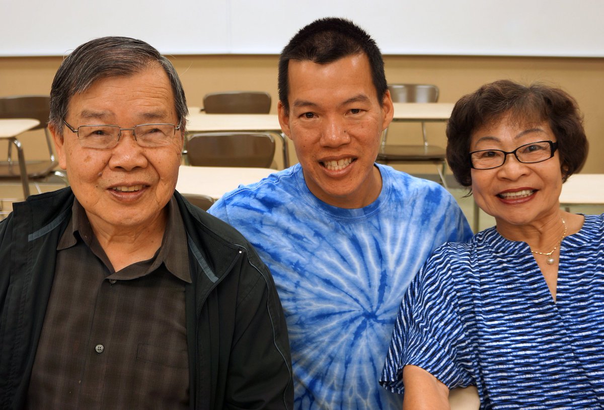 swpolitzer's tweet photo. @craigyen with his parents at #EdcampEB. So great to meet them! https://t.co/0QqHWcMj8B