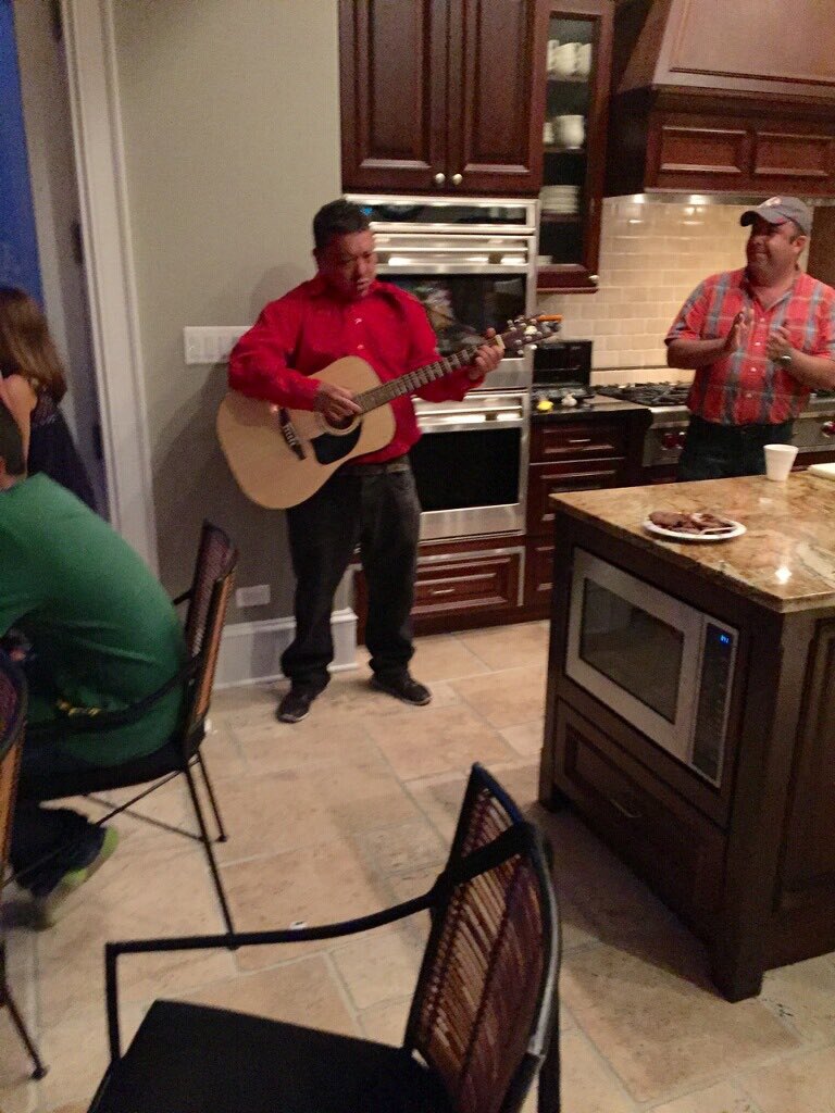 ChicagoKICS's tweet photo. #KICSCup fun continues for Guatemala with a live Mariachi band and a cooked meal! https://t.co/YraoNQJzla