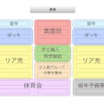 【あるある】大学の教室分布図はこうだ…!【どこに座る？】