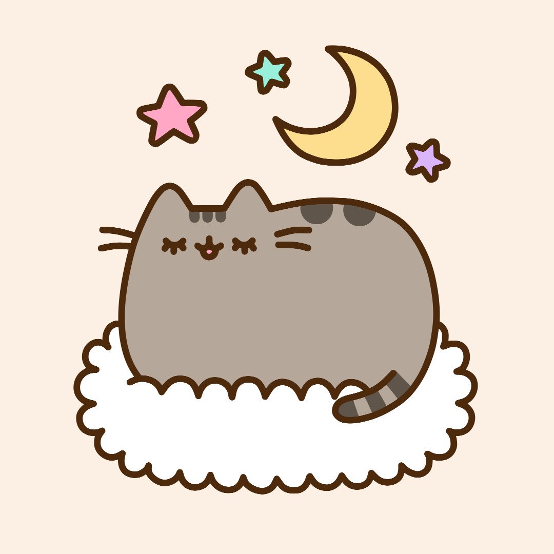 Pusheen the cat on Twitter: "Goodnight friends~ 🌙☁️💕…