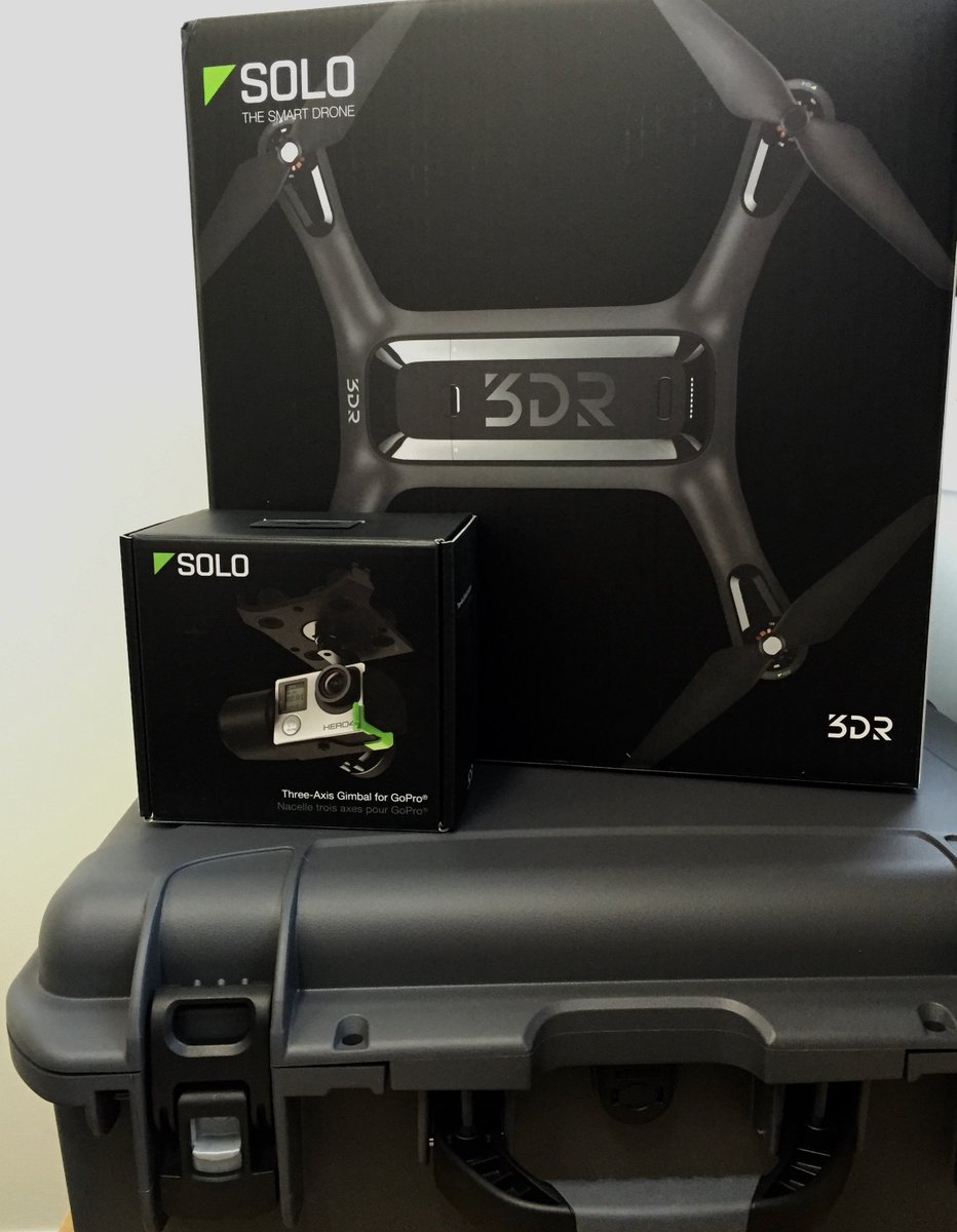 YorkeLabs's tweet photo. 2nd @3DRobotics Solo arrived today @YorkeLabs. We now have a dedicated development drone for pushing the limits with https://t.co/LDzeQnCu7T