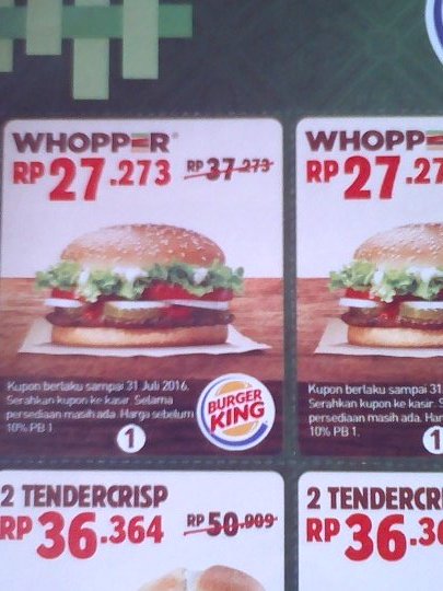 cinuy1's tweet photo. @BurgerKing_ID min sya dapat kupon Maya gini ,visa langsung ditukar atau ada s&amp;k nya. Mhon info the. https://t.co/KFMgSJy5Rd