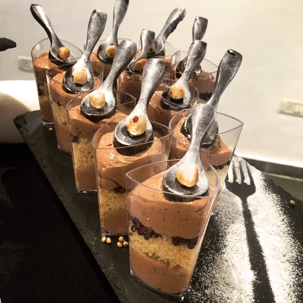 themysterybox's tweet photo. Edible Chocolate Spoons! ๐ #AtAnEvent #Masterchef #CoffeeCream #Hazelnut #EatMe #Catering #Dessert #Mumbai https://t.co/PsImAEQArQ
