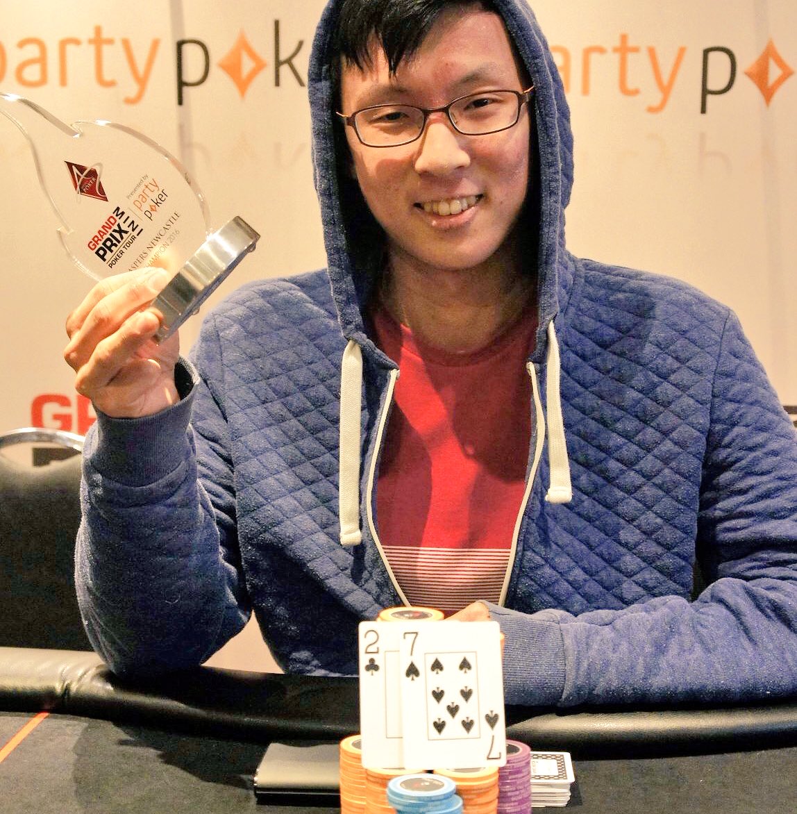 thePokerWire's tweet photo. Congrats Youngseo Yoon winner of the @GrandPrix_Poker MINI Newcastle for $8,800 - @AspersNewcastle 🎉 #72o https://t.co/AzgWECLLXK