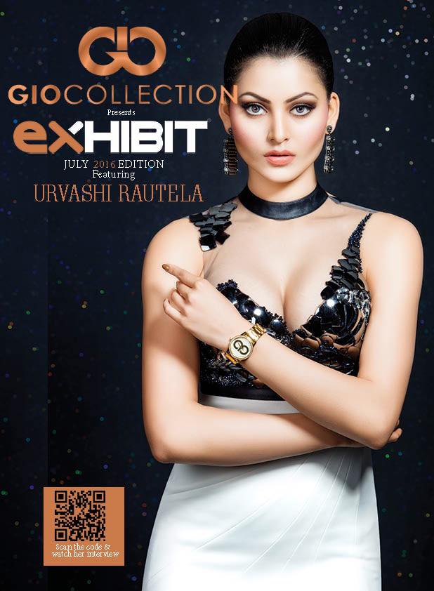 Giowatches's tweet photo. @URautelaForever wearing the Gio collection watch for the cover of Exhibit magazine.#Giowatches #Urvashirautela https://t.co/wRatdWPh41