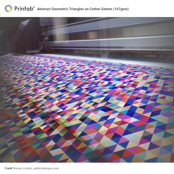 An incredible amount of fabric to print today! Looking forward to seeing customers designs come to life on fabric :)