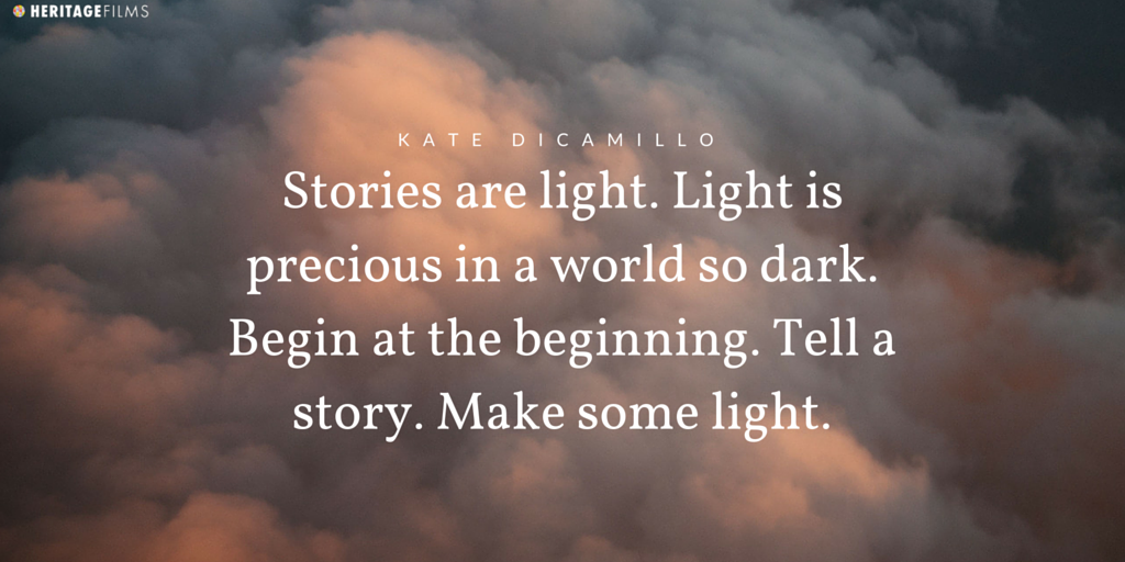 HeritageFilmsAu's tweet photo. We love this piece of #inspiration from Kate DiCamillo. https://t.co/xk3q2UVyZd