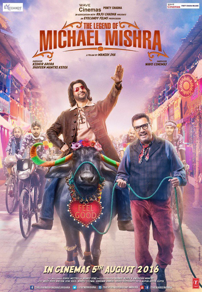 The Legend Of Michael Mishra Poster starring Arshad Warsi, Boman Irani, Aditi Rao Hydari