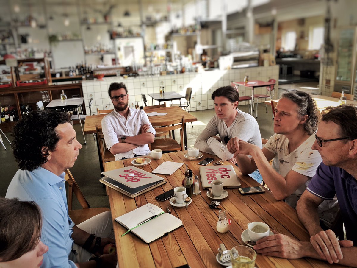 DocFest_eu's tweet photo. #mondaymorning #team meeting @DocFest_eu: wheelin' &amp; dealin'. #docfest2016 #DocumentaryNow #docu https://t.co/uZ1WkqBHLO