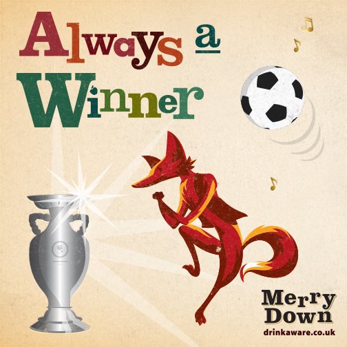 Who else enjoyed a little extra time with their Merrydown last night? Congratulations, Portugal. Who needs Ronaldo?
