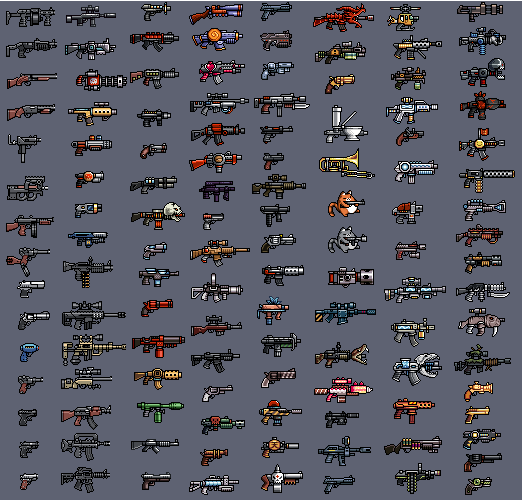 probzz's tweet image. Mercenary Kings guns @TributeGames @pixeltao