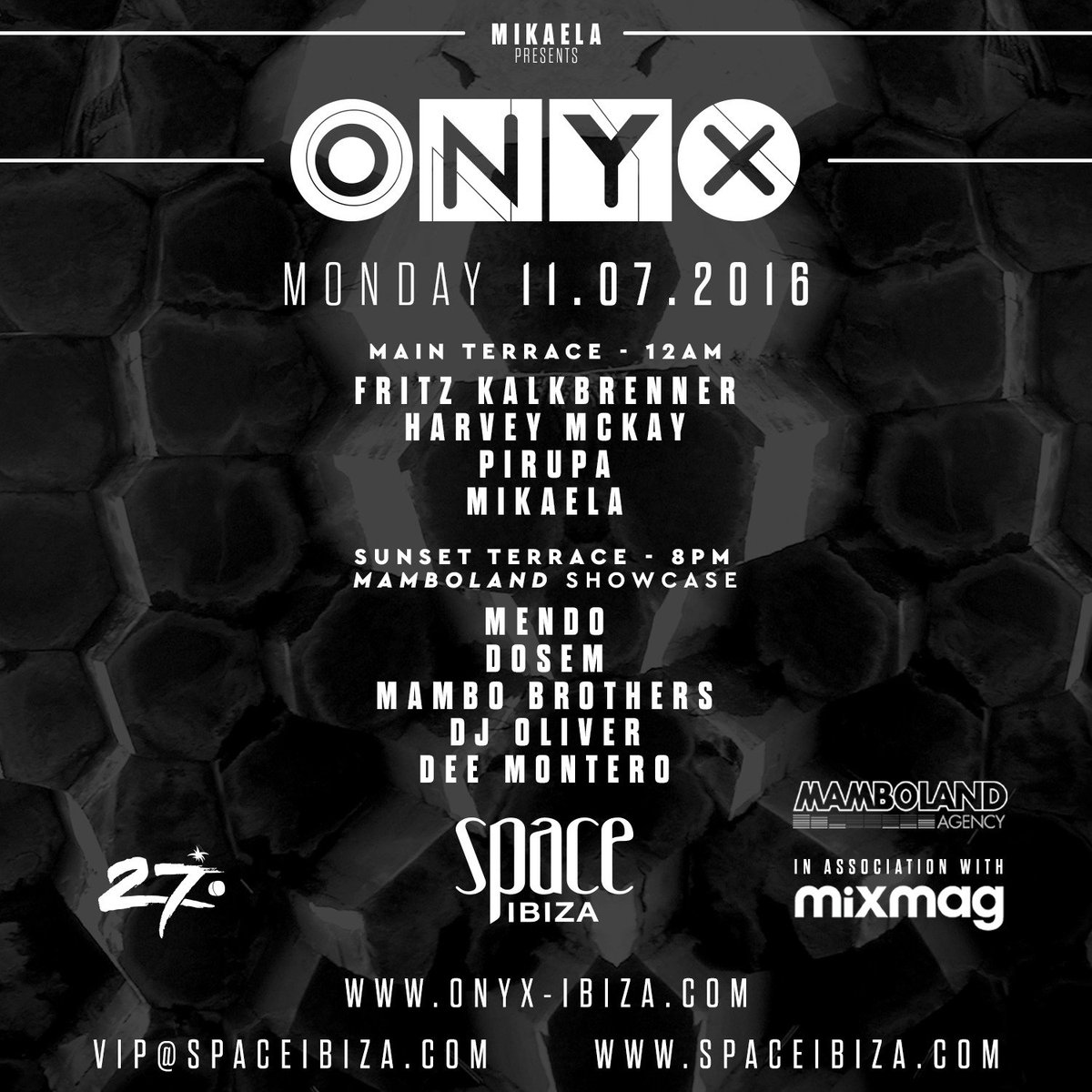 #Tonight at #SpaceIbiza-9PM: <a href="/ONYX_Ibiza2016/">ONYX</a>
Explore the darker side of Mondays in #Ibiza

#27SpaceIbiza #Ibiza2016