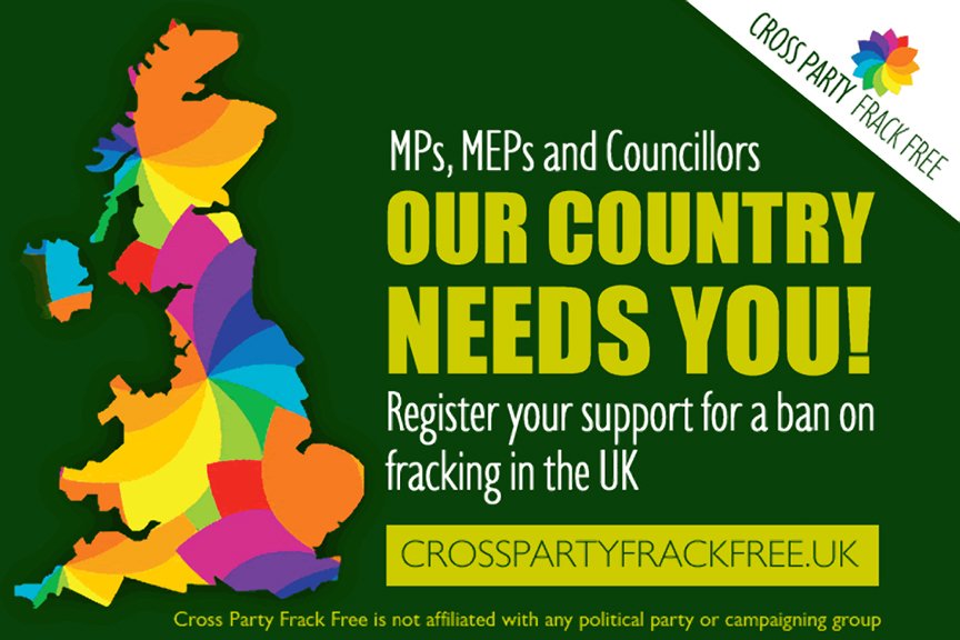 Please give your support @ChrisM4Chester and register for a #fracking ban. crosspartyfrackfree.uk