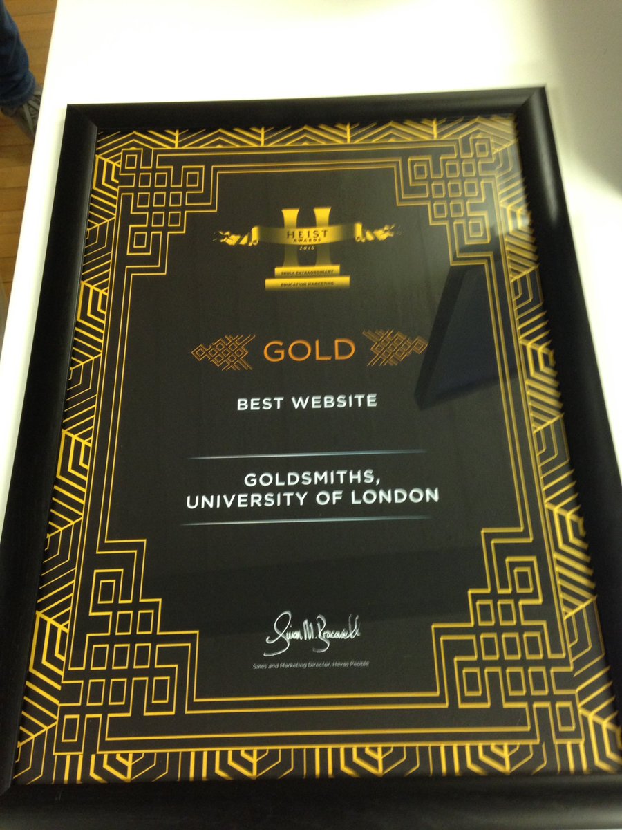 numiko's tweet photo. So, where in the agency should we hang this? πΎπ #Heist2016 #Winning #BestWebsite https://t.co/1XSEK3uBYM