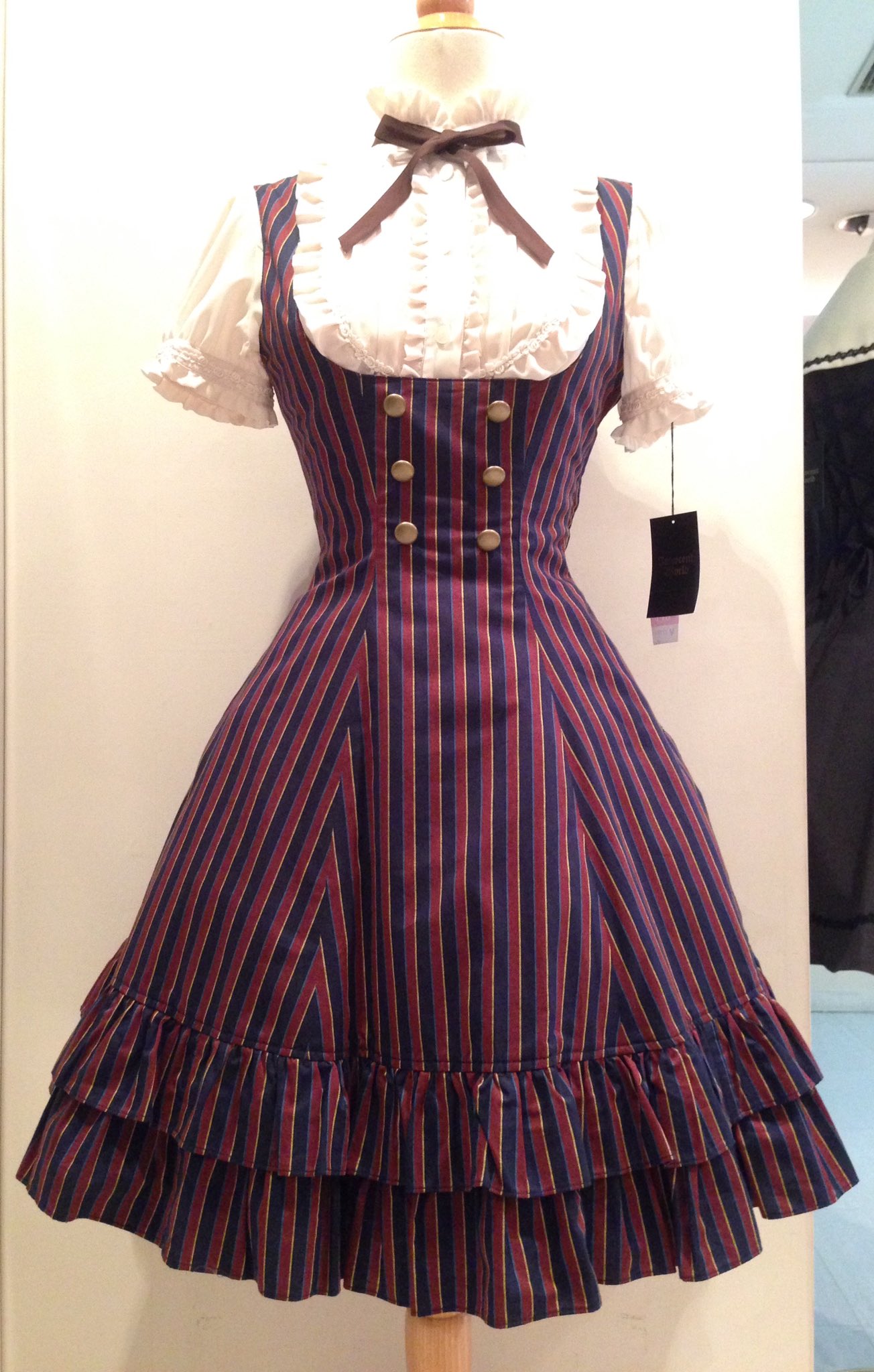 レジメンタルコルセットジャンパースカート リミテッド商品