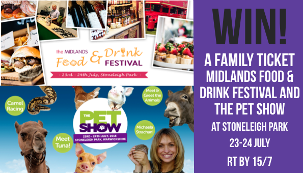 WhatsOnWarwicks's tweet photo. #WIN!
FAMILY TICKET to @thepetshow2016 + @Midlandsfdfest ft @BegumNadiya at @Stoneleigh_Park - RT by 15/7 to enter! https://t.co/DfUkxn6Bf9