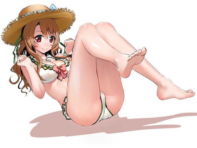 先ほどのビキニなナズナに手を加えてみた
#花騎士 