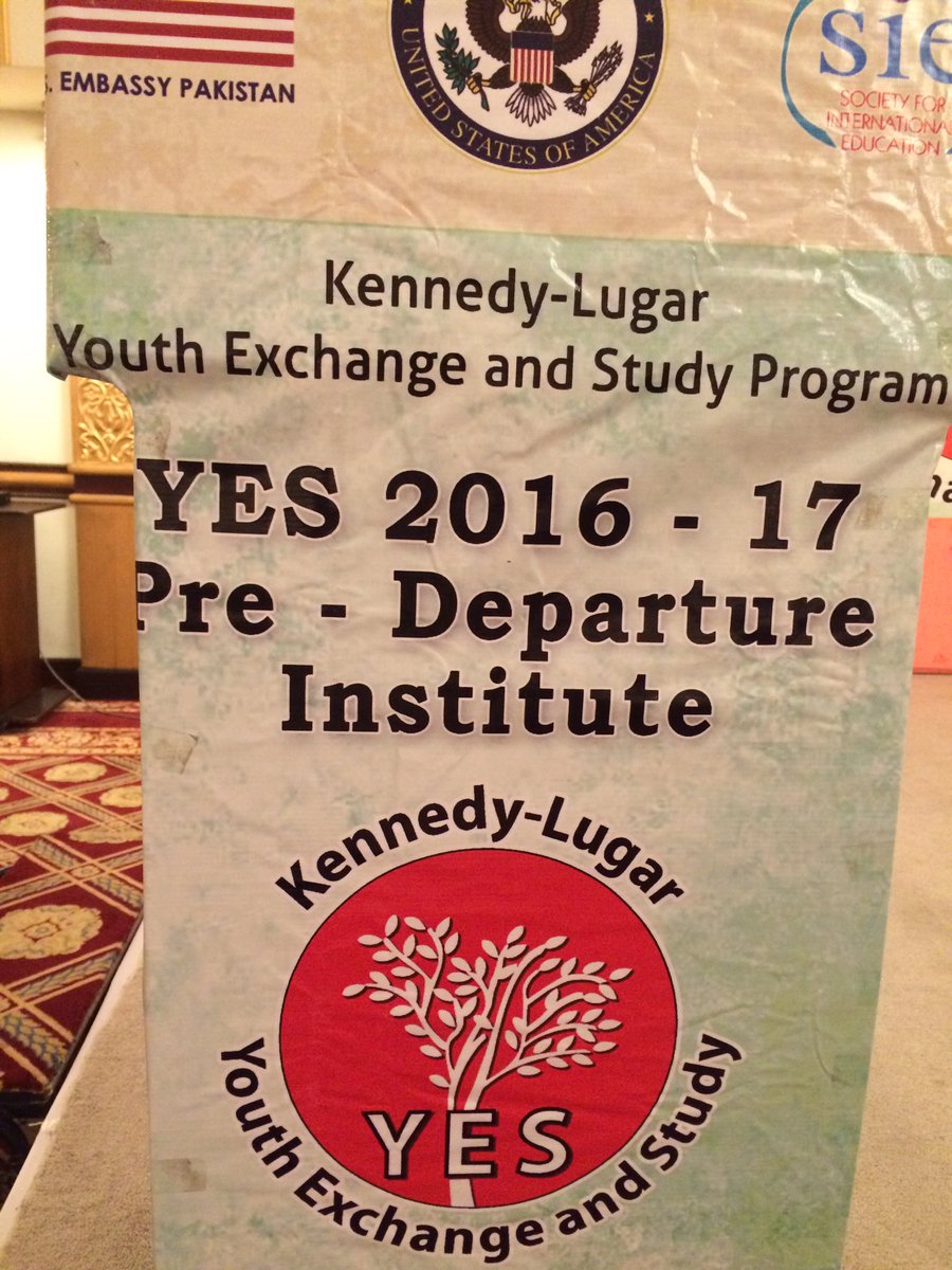 FSKamal's tweet photo. Follow #YESPDO16 for exciting updates frm YES PreDeparture Institute @ECAatState @usembislamabad @usconsulatekhi https://t.co/tNYuVkhQYt