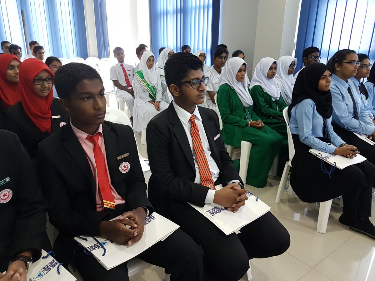 VillaCollegeMv's tweet photo. "Unleasing student leadership potential" by Prof. Fiona Jordon, University of the West of England happening now. https://t.co/8HjueBwfwt