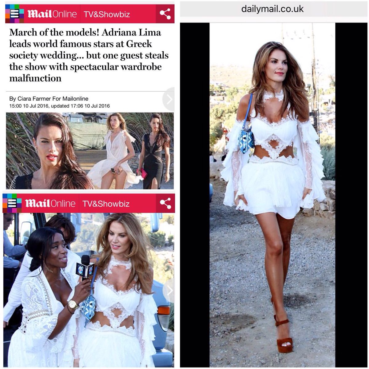 TR  böyle güzel temsil edilir!Topmodel Tülin Şahin <a href="/anabbofficial/">Ana Beatriz Barros</a> düğün partysinde ünlü gazete @dailymail de yeraldı