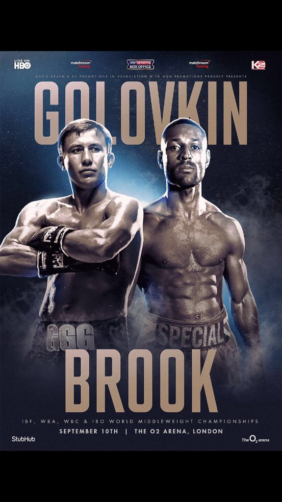 Gennadiy Golovkin (@gggboxing) on Twitter photo Respect to <a href="/SpecialKBrook/">Kell Brook</a> for taking the fight!
There are Boxing Champions and there are talking champions... Respect to <a href="/SpecialKBrook/">Kell Brook</a> for taking the fight!
There are Boxing Champions and there are talking champions...