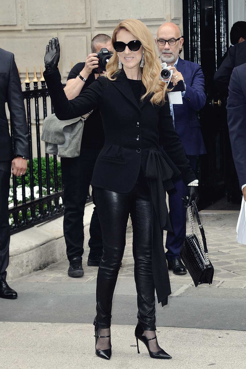 Leather Celebrities "Celine Dion wearing leather pants, pants. https://t.co/zOwv3JaLNw https://t.co/1qfYFSHirl" / Twitter