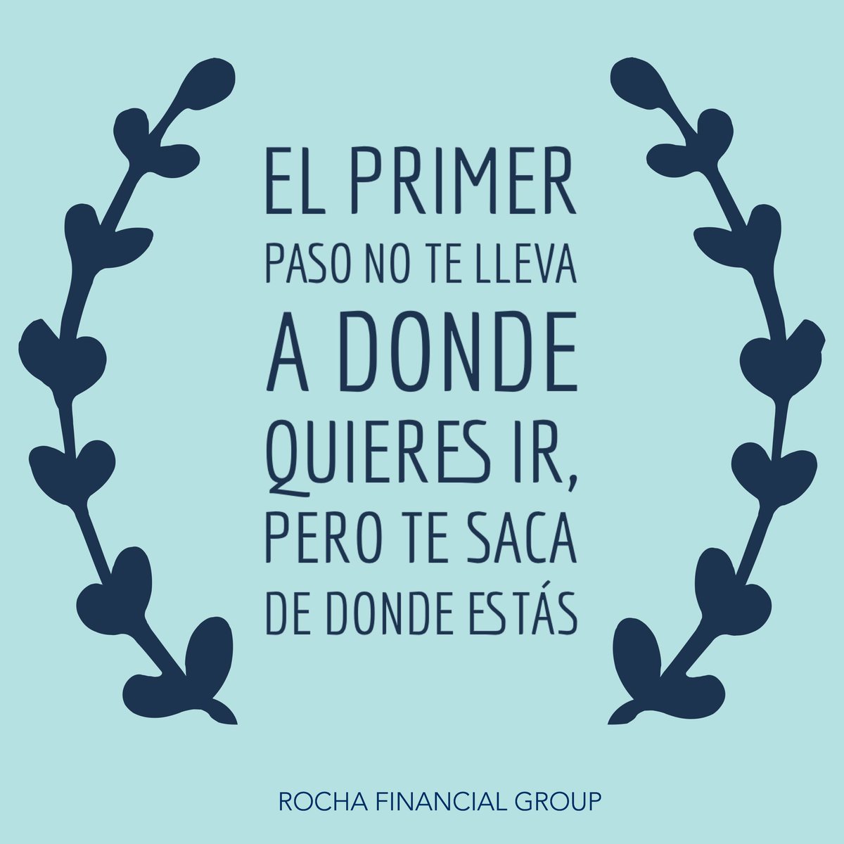 RochaFinancial's tweet photo. Hoy es un gran día para dar el primer paso. Anímate!
#rochafinancialgroup #rochafinancial #orlandofl #finanzas https://t.co/VRXAqCZUqE