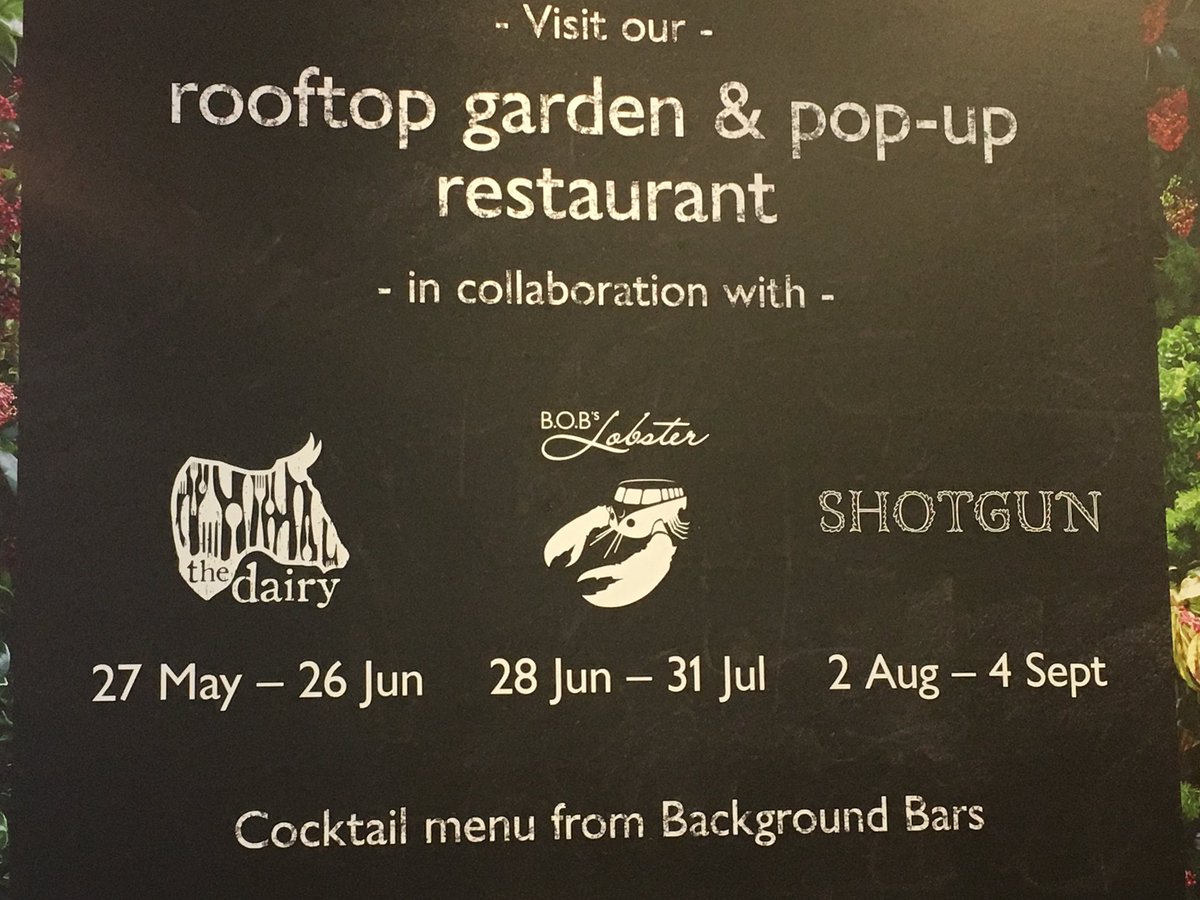 Sure are excited about our upcoming residency at the John Lewis rooftop #thegardensociety #britishsummertime