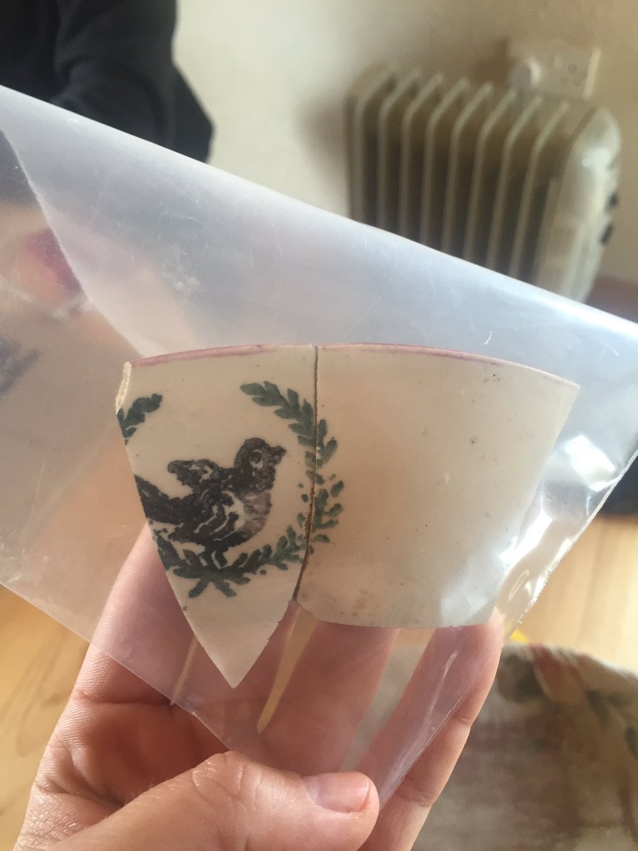 CLICprojectND's tweet image. Put a bird on it! Lovely ceramic excavated on Inishark!