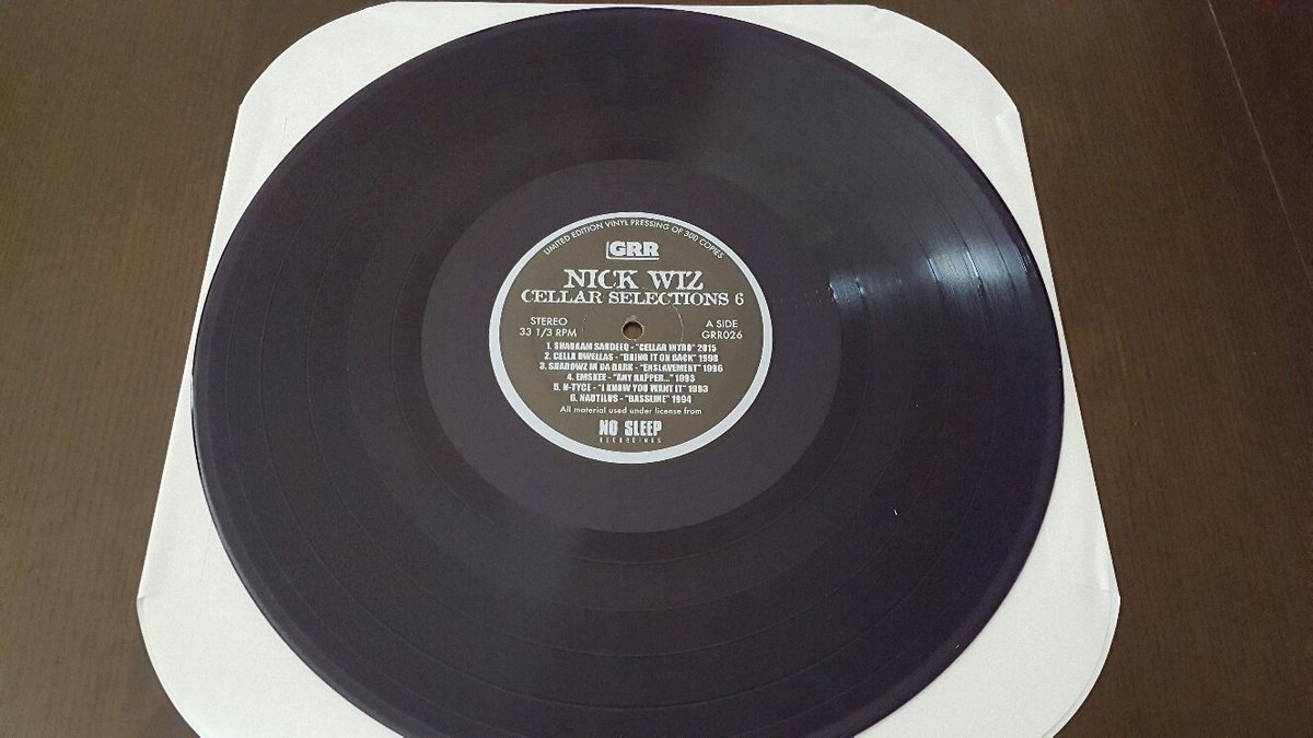 dopsoundfatrec's tweet image. #NickWiz #CellarSelections6 #NJ #GRR #Vinyl