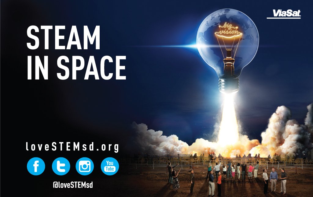LoveSTEMSD's tweet photo. Our #SummerSTEMChallenge is underway! Canβt wait to see the cool creations. How about you @ViaSatInc? #ViaSatCares https://t.co/zzhoM0DDng