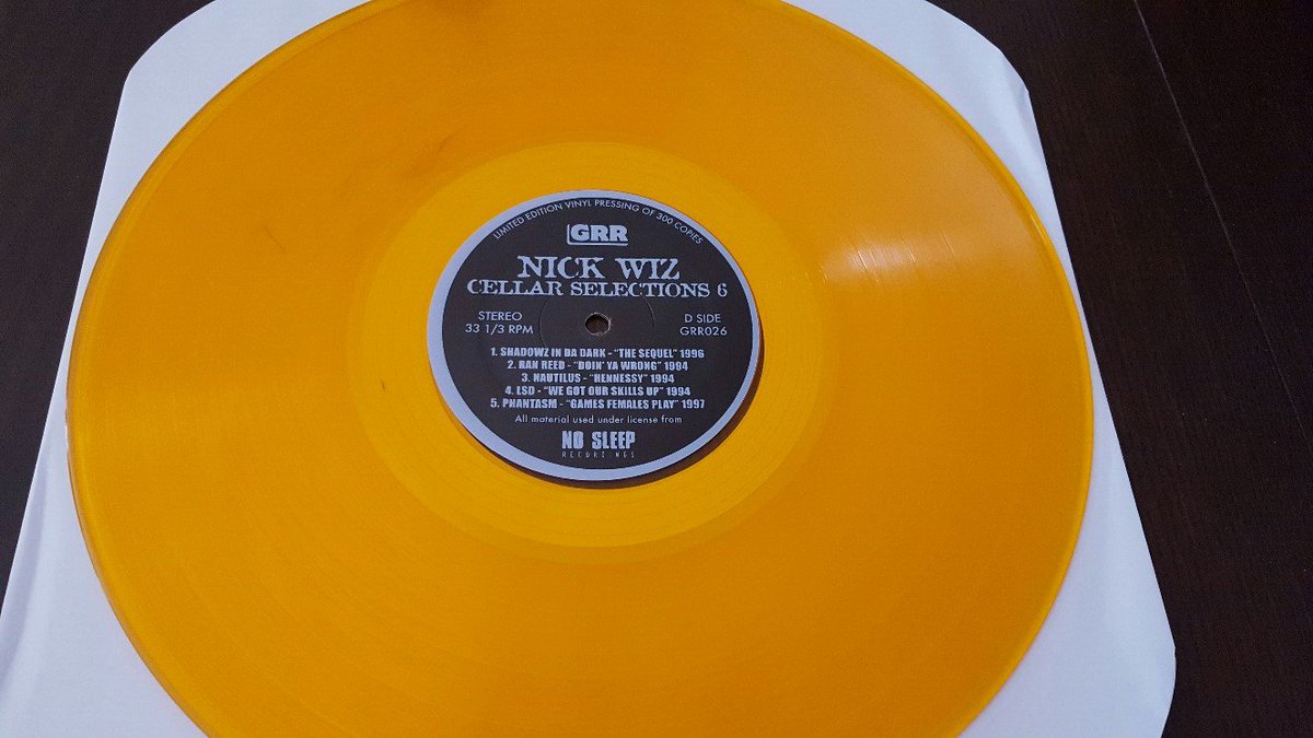 dopsoundfatrec's tweet image. #NickWiz #CellarSelections6 #NJ #GRR #Vinyl