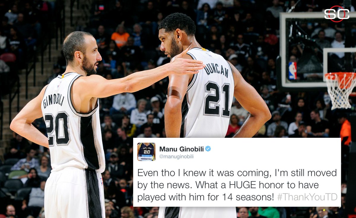傳奇謝幕 , 低調的王牌巨星 Tim Duncan