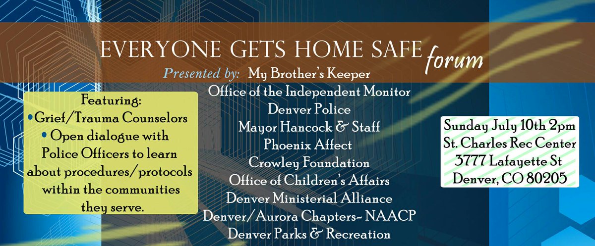 BoysThrive's tweet photo. #Denver response to #DallasPoliceShootings #news #breakingnews https://t.co/jSFBcznTDF