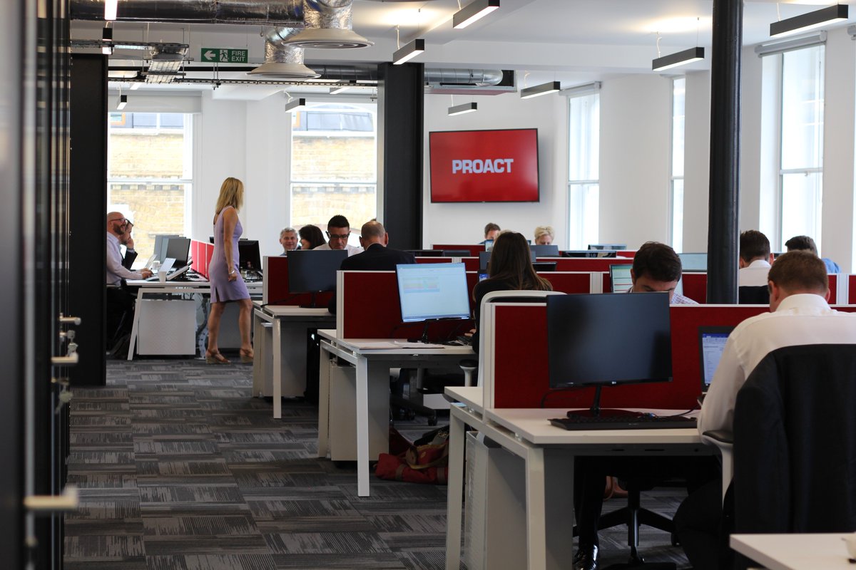 proact_it's tweet photo. A sneak peak at our new #London office! https://t.co/5RhKJ3yee8