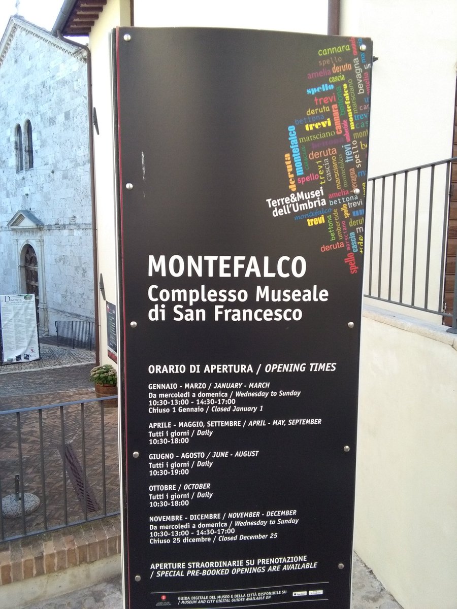 tenutastella's tweet photo. Merita una visita! a #montefalco #museosanfrancesco https://t.co/hKmCNYWnOI