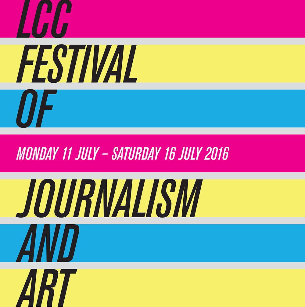 Starting today: <a href="/LCCLondon/">London College of Communication</a> Festival of Journalism &amp; Art w/ Turner Prize winner Jeremy Deller bit.ly/29HCZjR