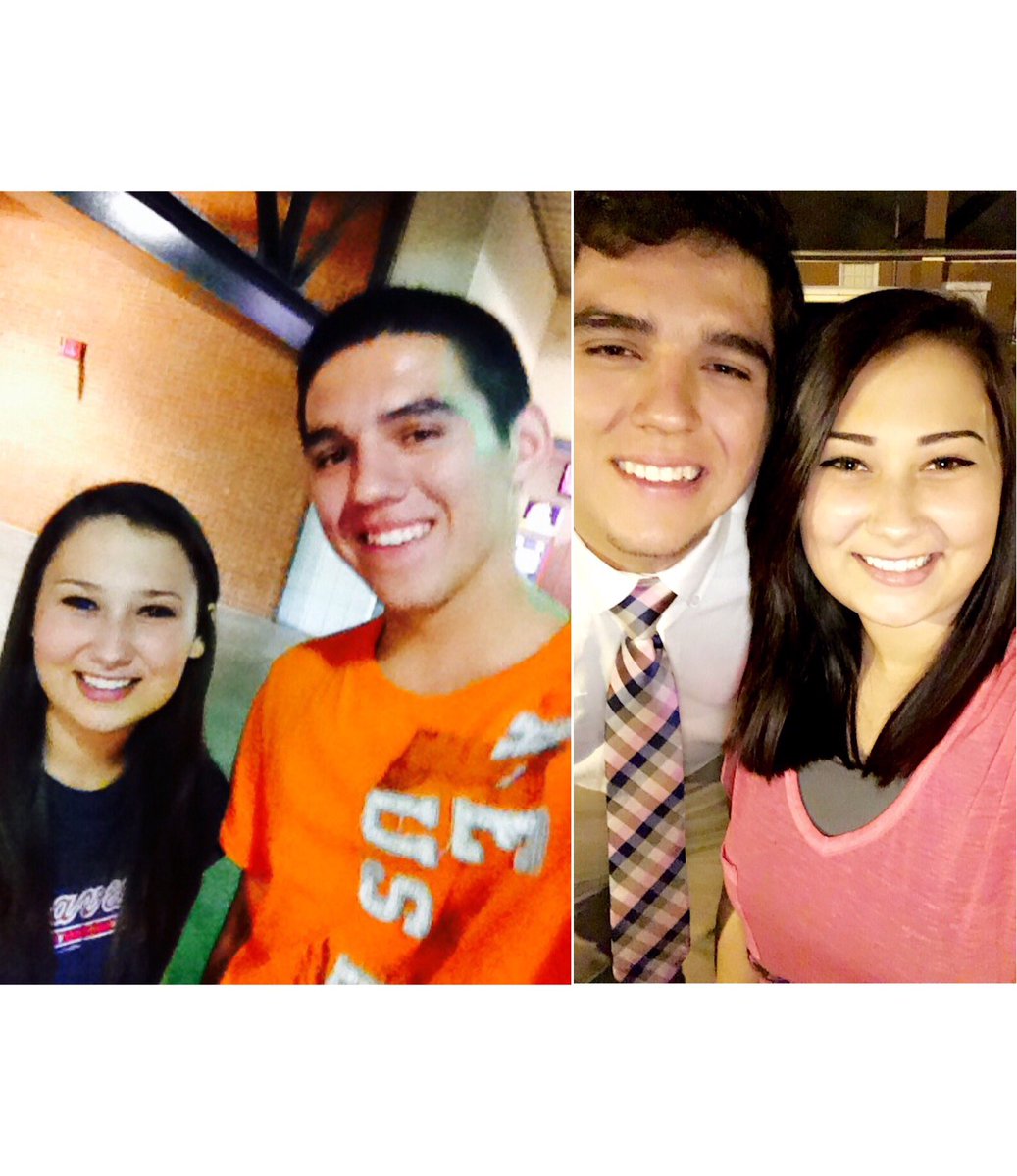 shelby_juarez's tweet photo. then &amp; now... happy second anniversary @BenJuarez13 I love you😚💖 https://t.co/6qw2cUktSZ