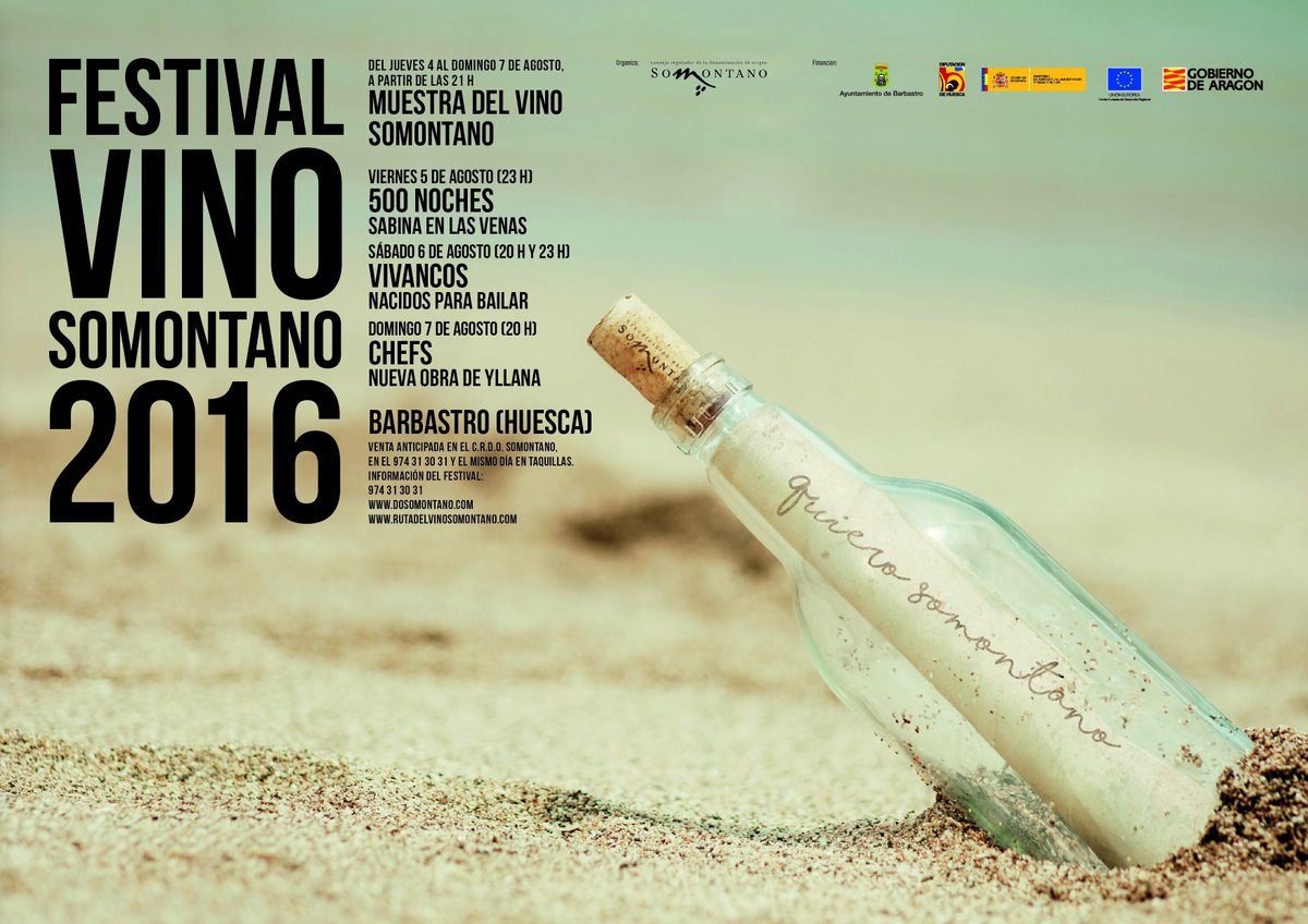@losvivancos traerán su danza este #agosto a <a href="/RVSomontano/">Ruta Vino Somontano</a> #Barbastro: aquí el cartel de esta nueva edición