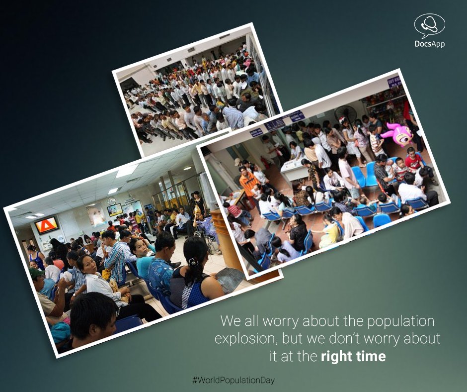 DocsApp_in's tweet photo. Why wait in Q? Why fight in crowd? Download DocsApp https://t.co/d1Qz7MGNP4 #DocsAppCares #WorldPopulationDa https://t.co/AoanSm8HSL