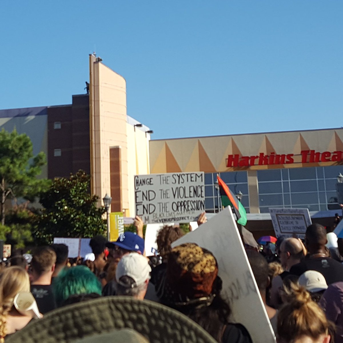 johnniejae's tweet photo. New Century! New Rules! Black Lives Matter!
#blacklivesmatter #BLMOK2016 #solidaritywithblacklivesmatter #okc https://t.co/v05vE0fAkz